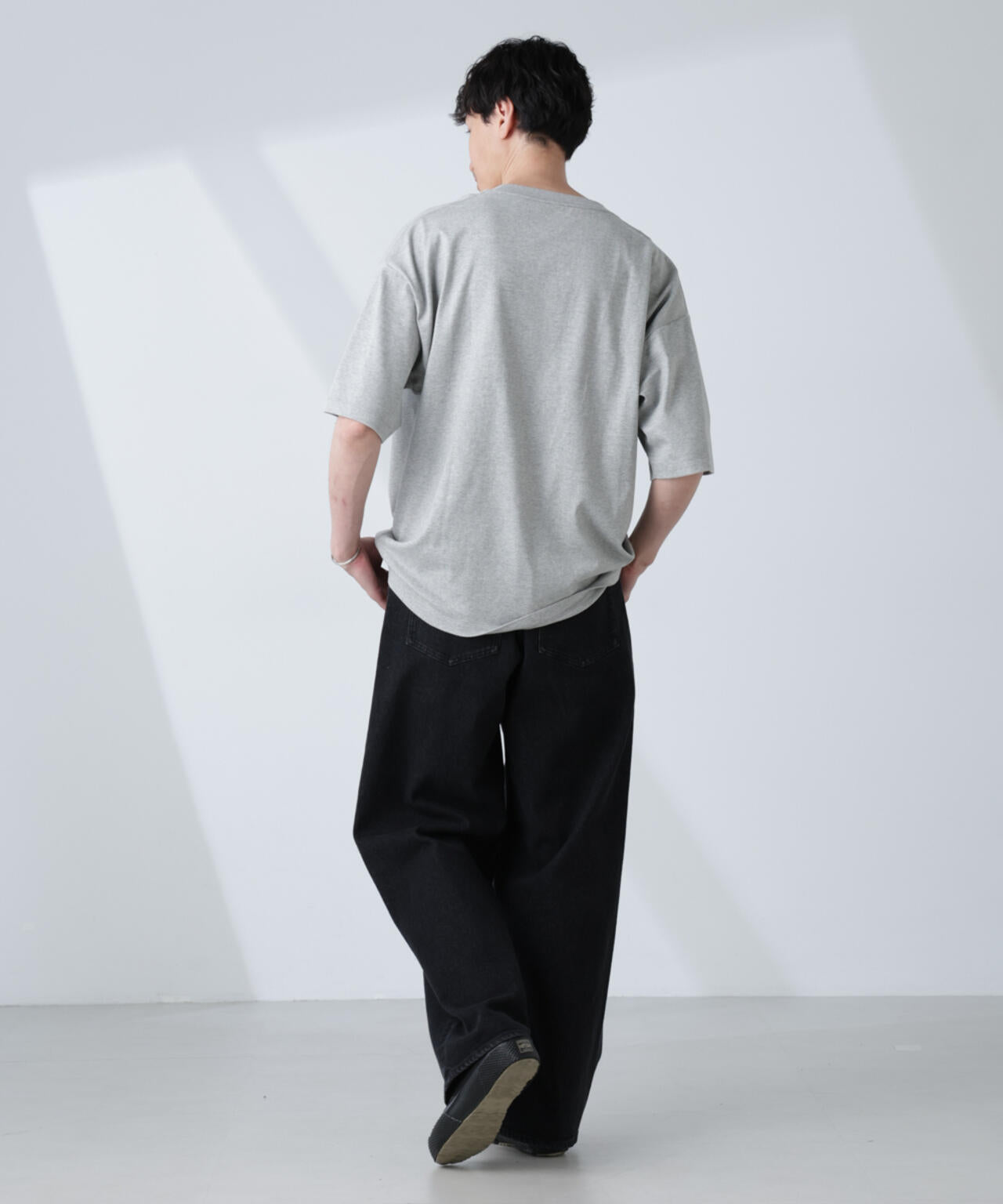 WEB限定/Anti Soaked(R) 汗染み防止 クルーネック ビッグシルエットTシャツ 6685124233