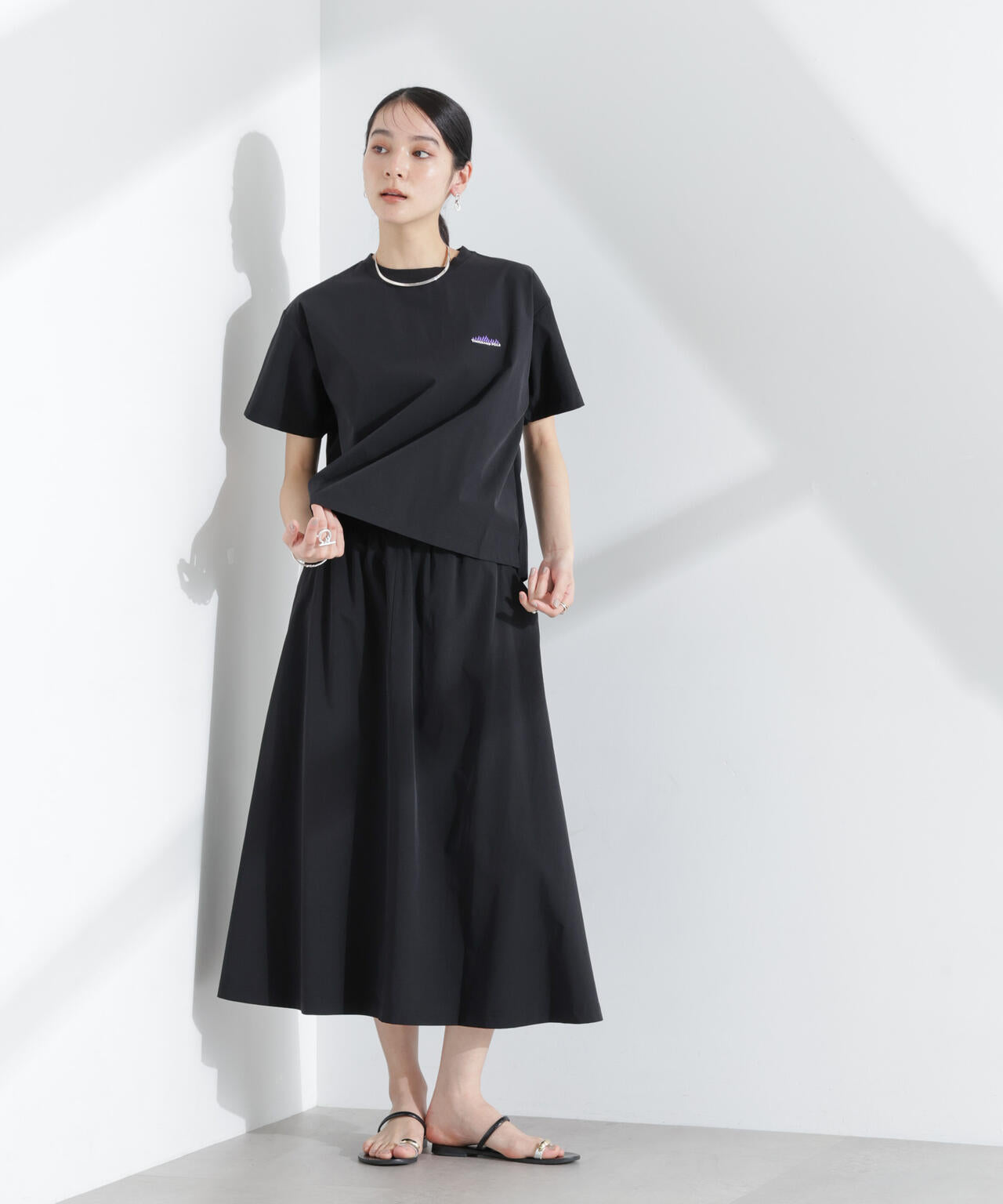 THOUSAND MILE/ショートスリーブTシャツ スカートセット 6715131001