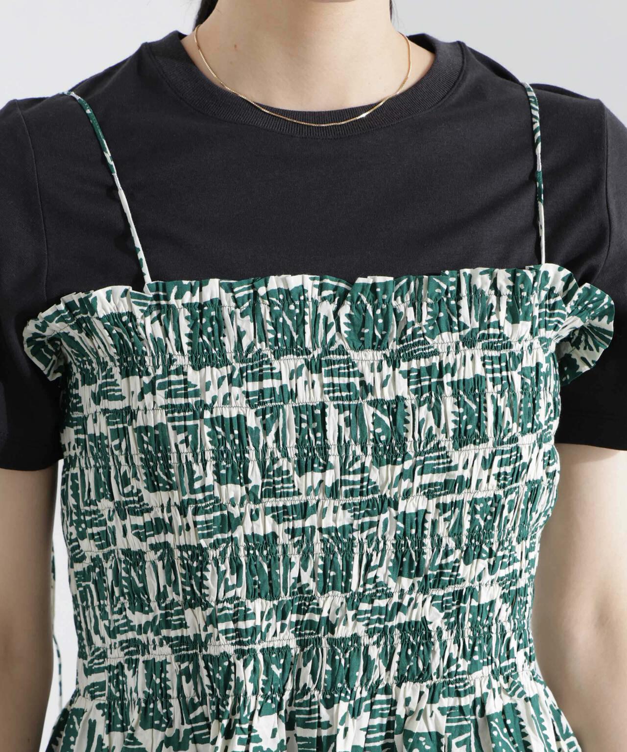 Sara mallika/COTTON POPLIN PRINT CAMI TOP 6715121010