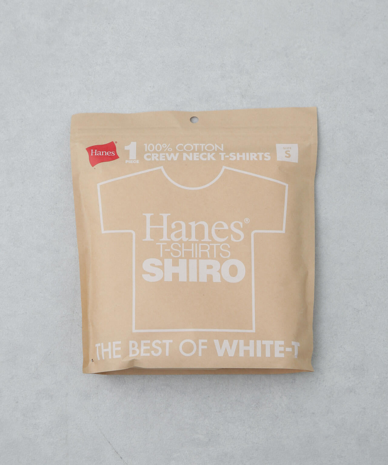 Hanes/1P T-SHIRTS SHIRO クルーネックTシャツ 6715124010