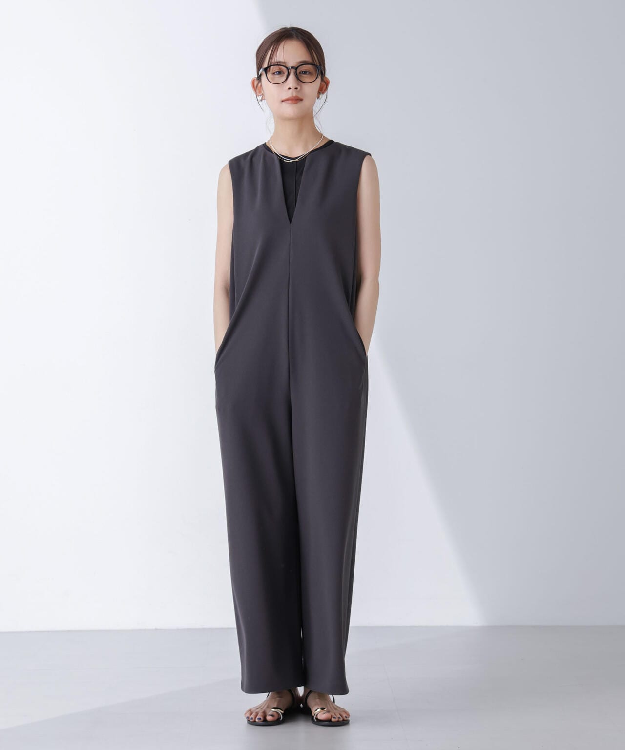 AtPARK&DAILYWEAR/カットジョーゼットサロペ 6694219309