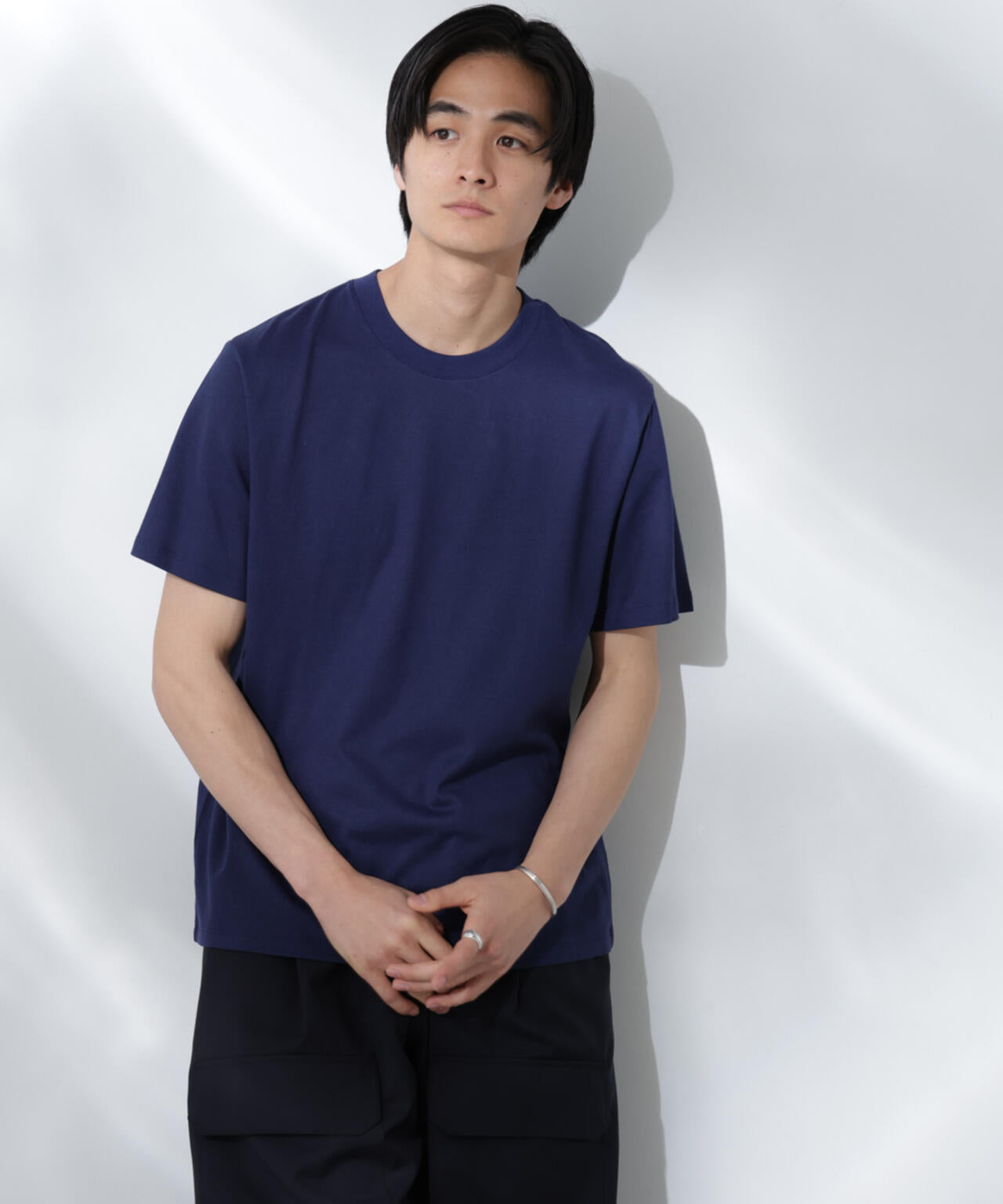Anti Soaked(R) 汗染み防止 クルーネック レギュラーシルエットTシャツ 6685124202