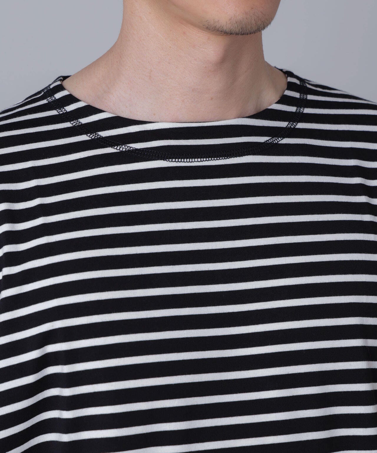 「NJ/CLUB」HOMESTOCKボーダーボートネックTシャツ 6684223201
