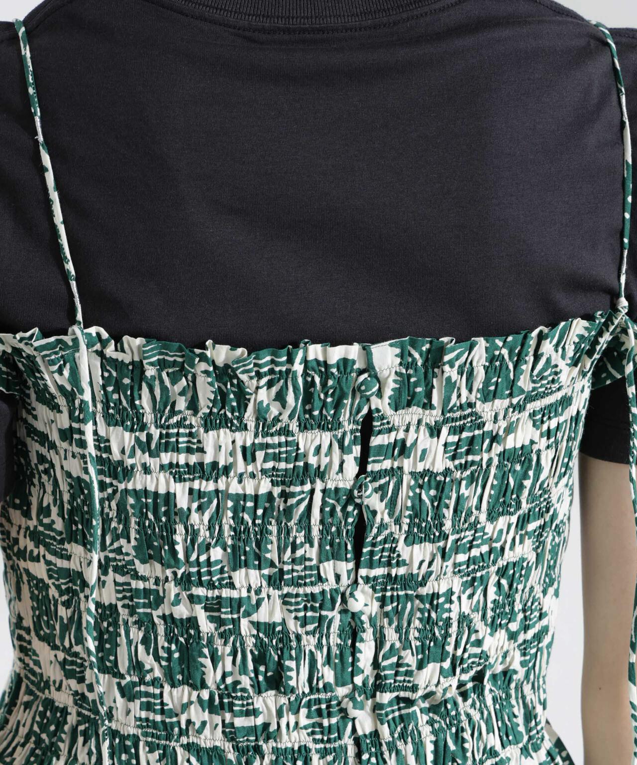 Sara mallika/COTTON POPLIN PRINT CAMI TOP 6715121010