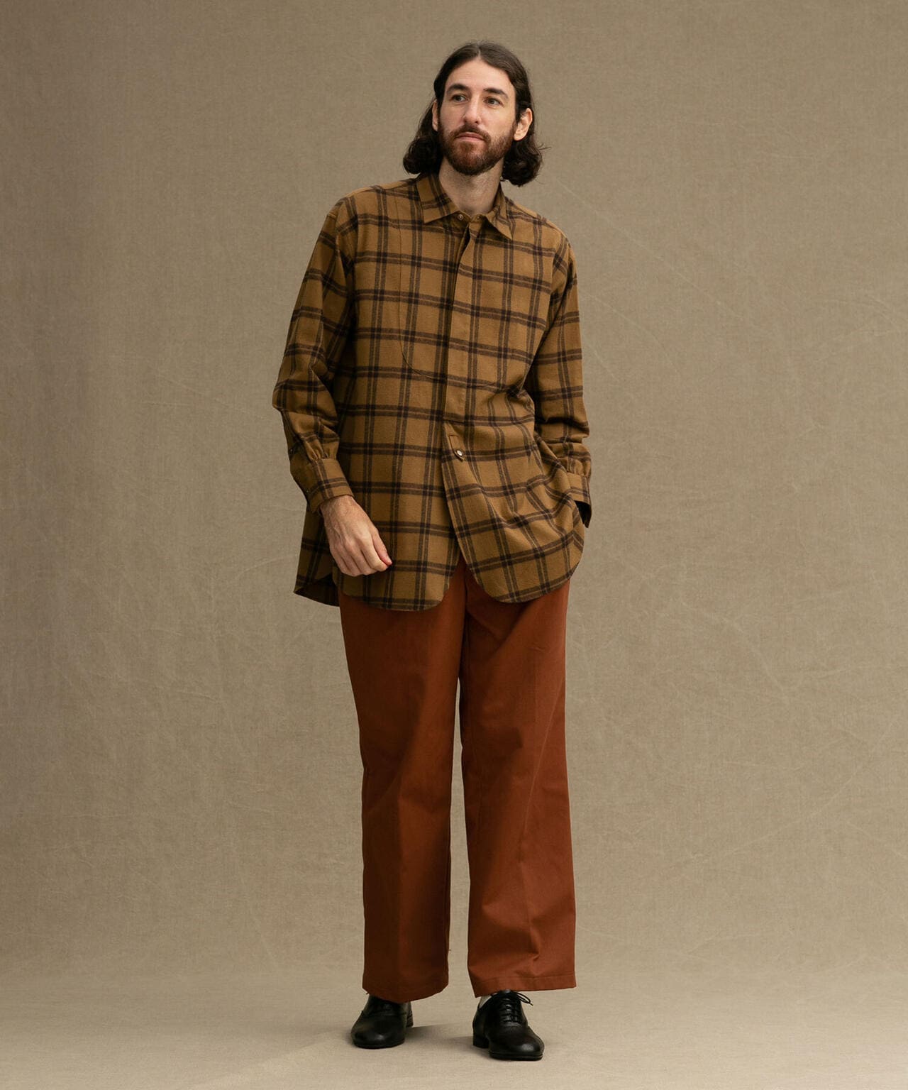 5525gallery/別注TWO PLEATS WIDE PANTS 6702227247