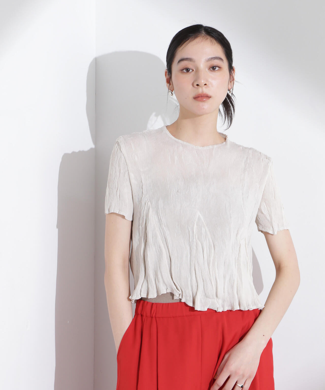 Gongdid Design/Wavy crop top 6715121012