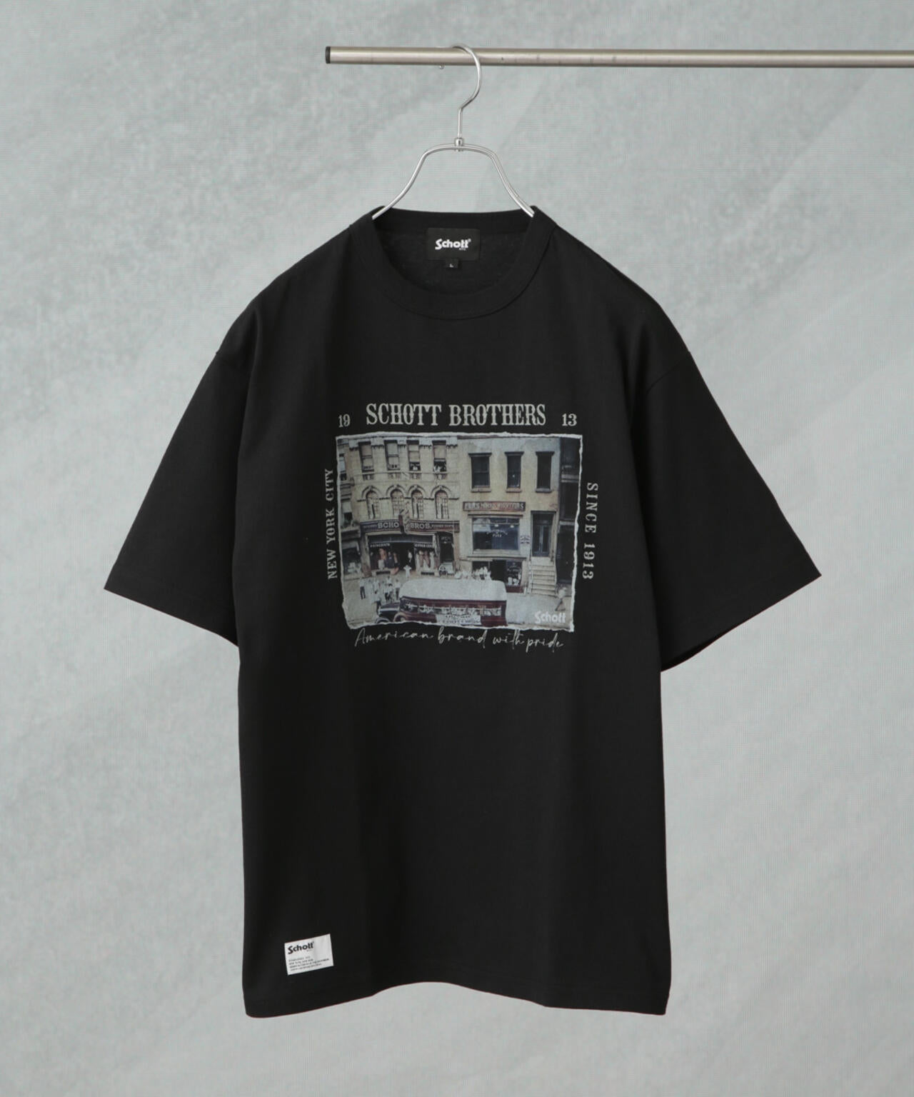 Schott/別注 "PHOTO" S/S TEE 6705124014