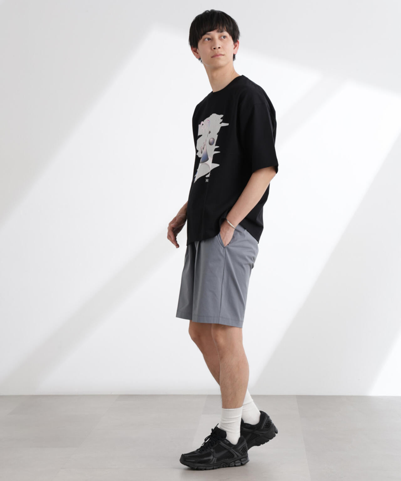 「MOFFISIE」1.0オリジナルプリント Tシャツ 半袖 6725124225