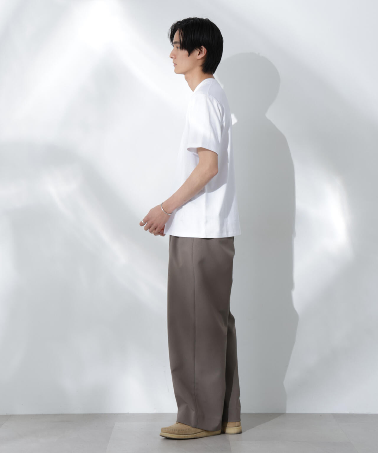 Anti Soaked(R) 汗染み防止 クルーネック レギュラーシルエットTシャツ 6685124202