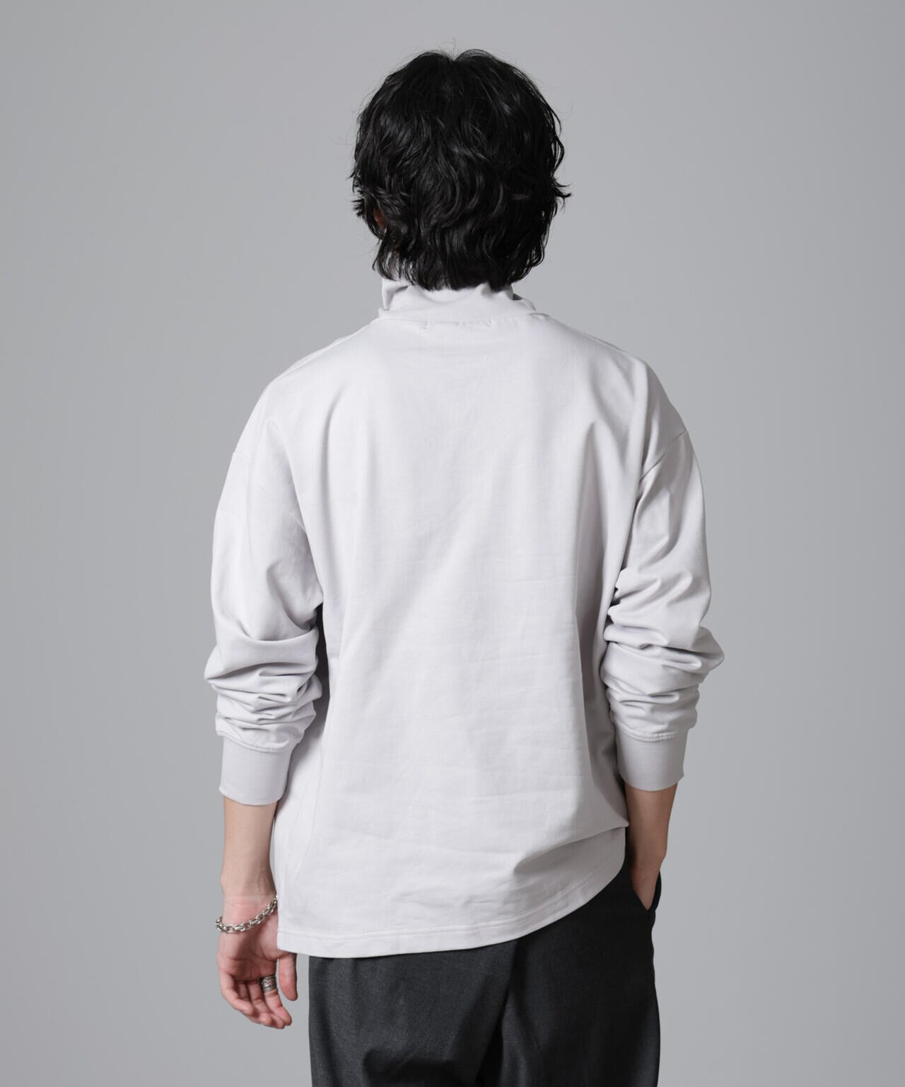 タートルカットミニ裏毛Tシャツ 長袖 6724223235