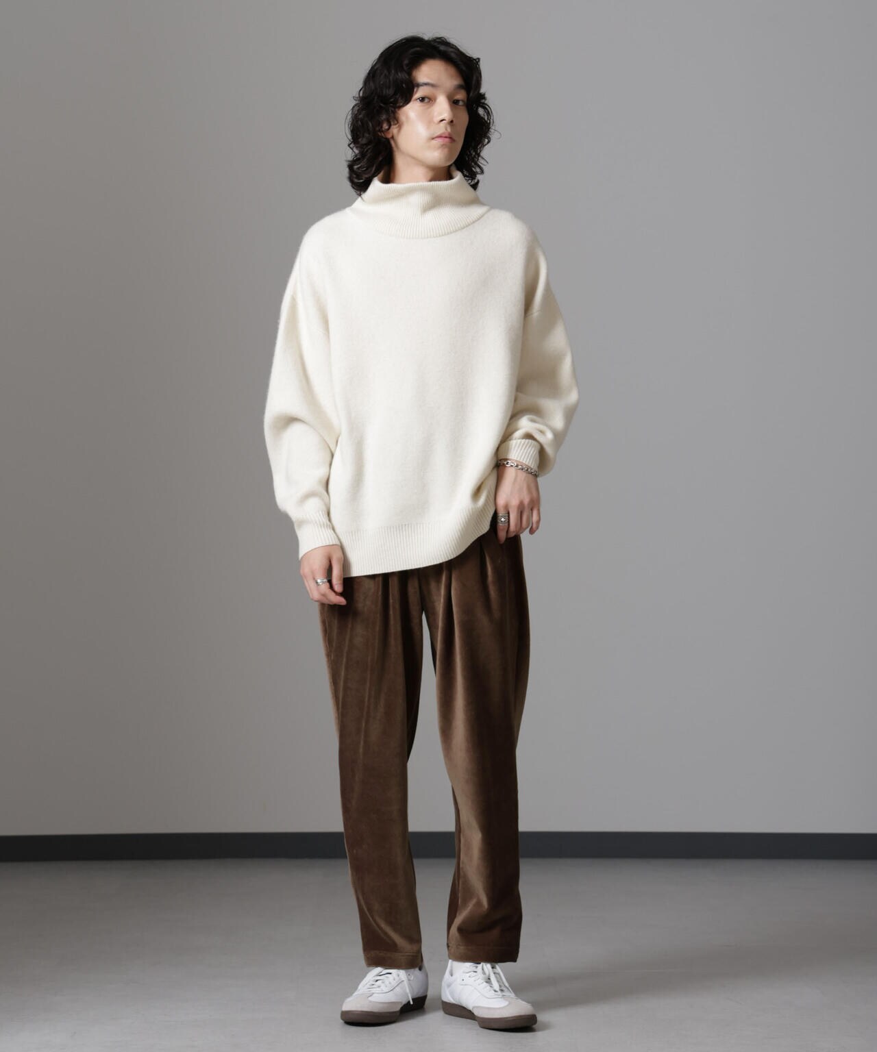 カットコーディロイロングパンツ 6684227230
