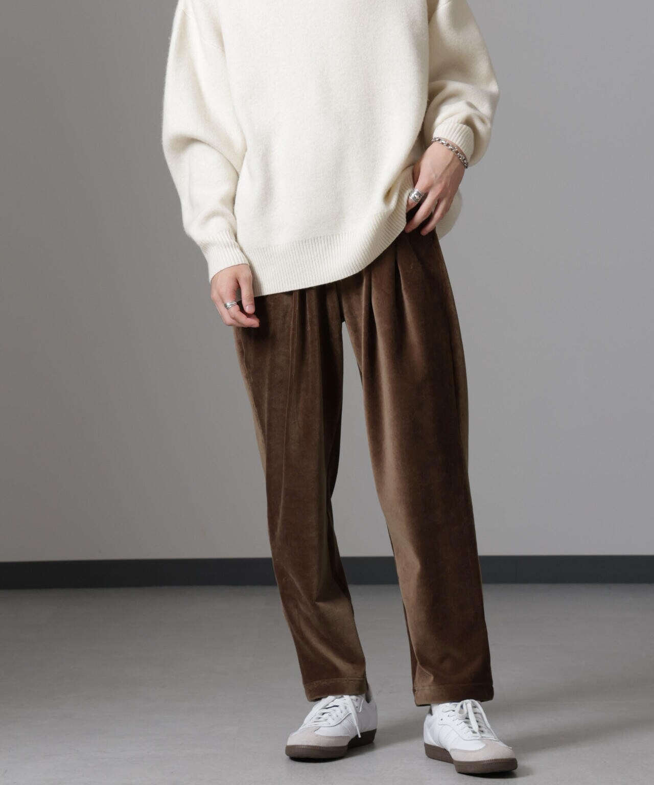 カットコーディロイロングパンツ 6684227230