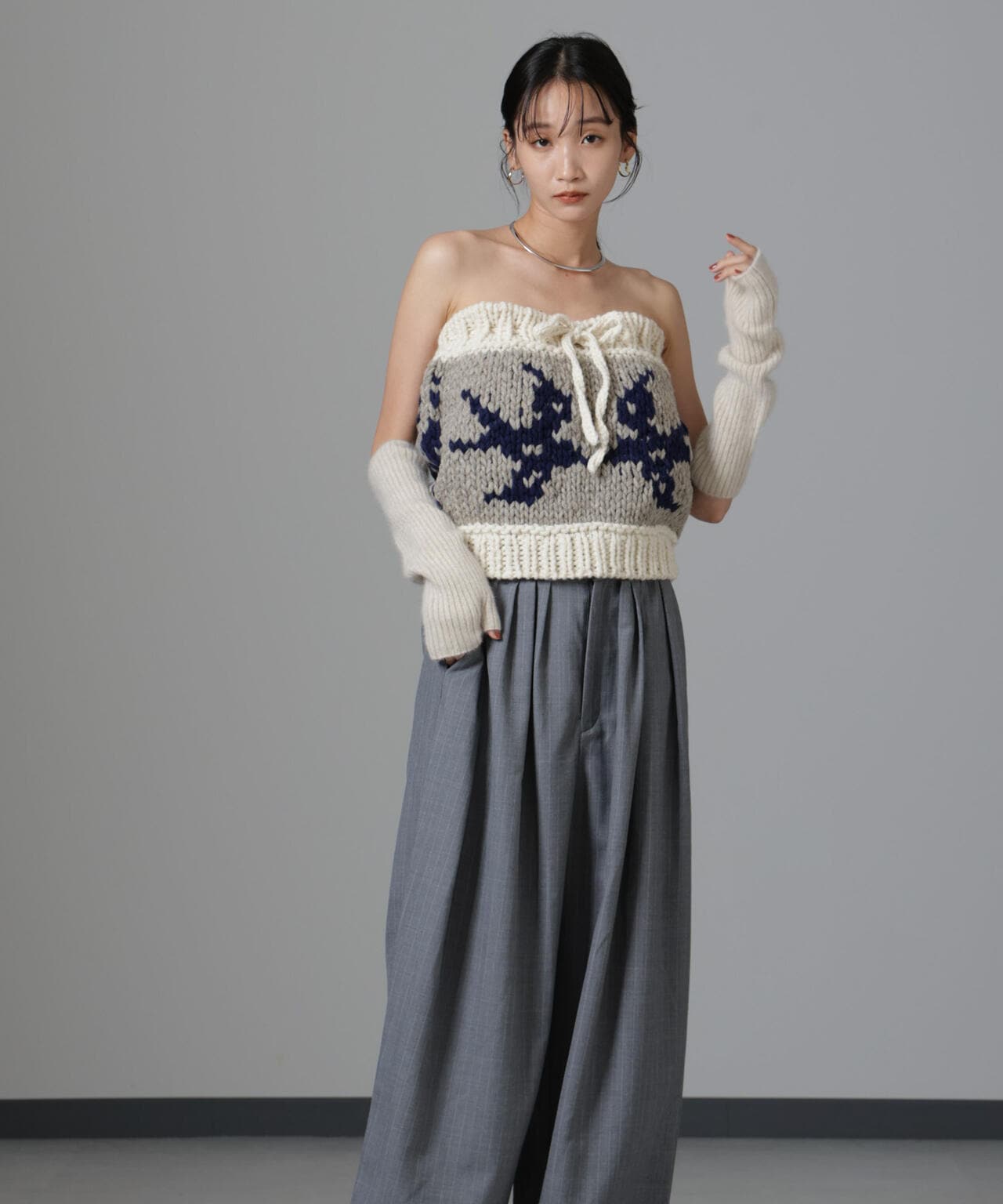 RhodolirioN/Cowichan Two-way Sweater 6714222053