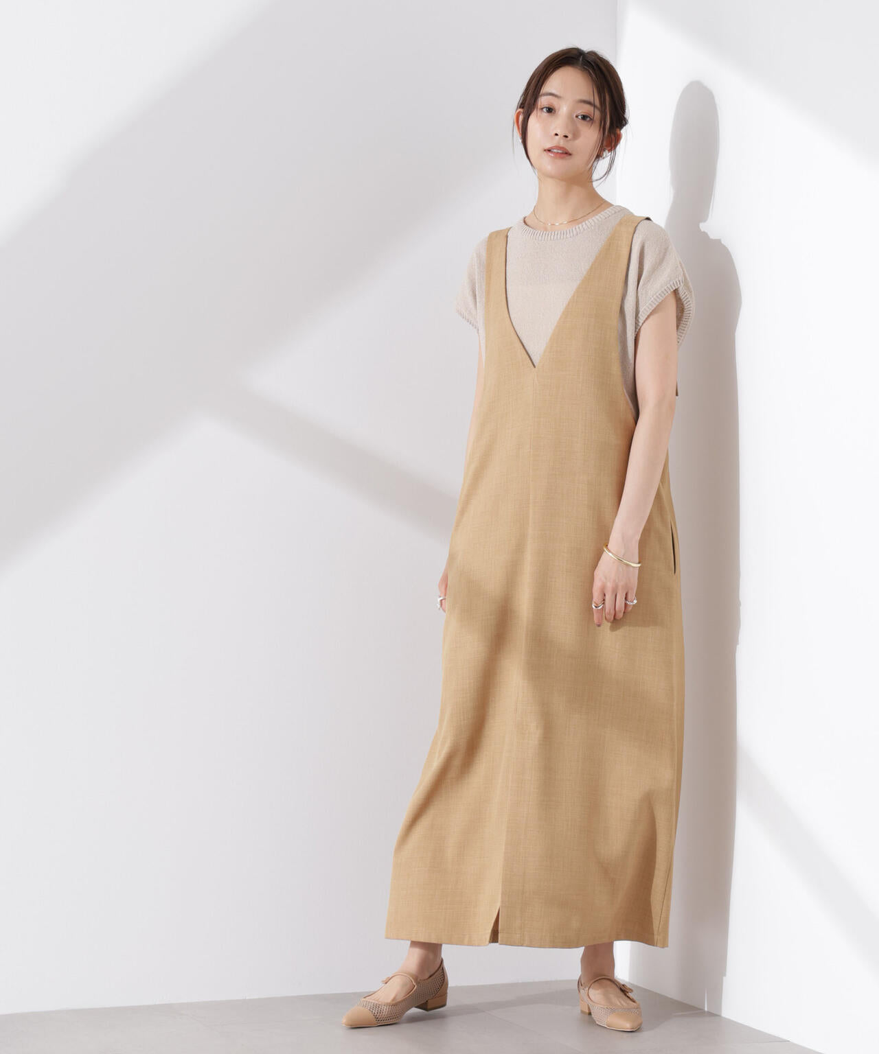 前後2wayサロペットワンピース 6735119330