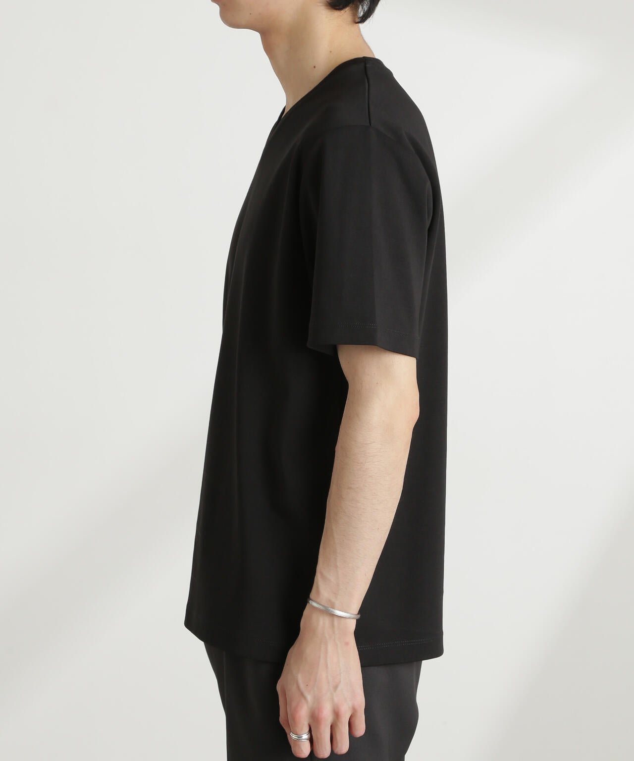 ダブルスムースVネックTシャツ 半袖 6725124214