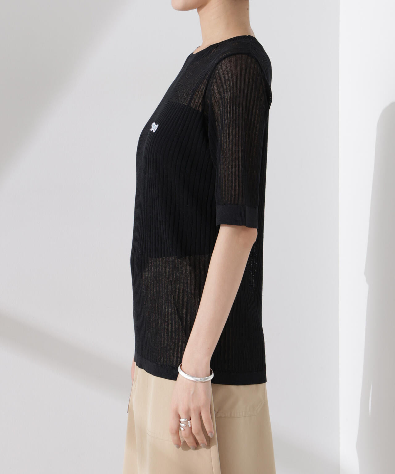 PENNEYS別注TheFOXシアーリブニットトップス 6735122326