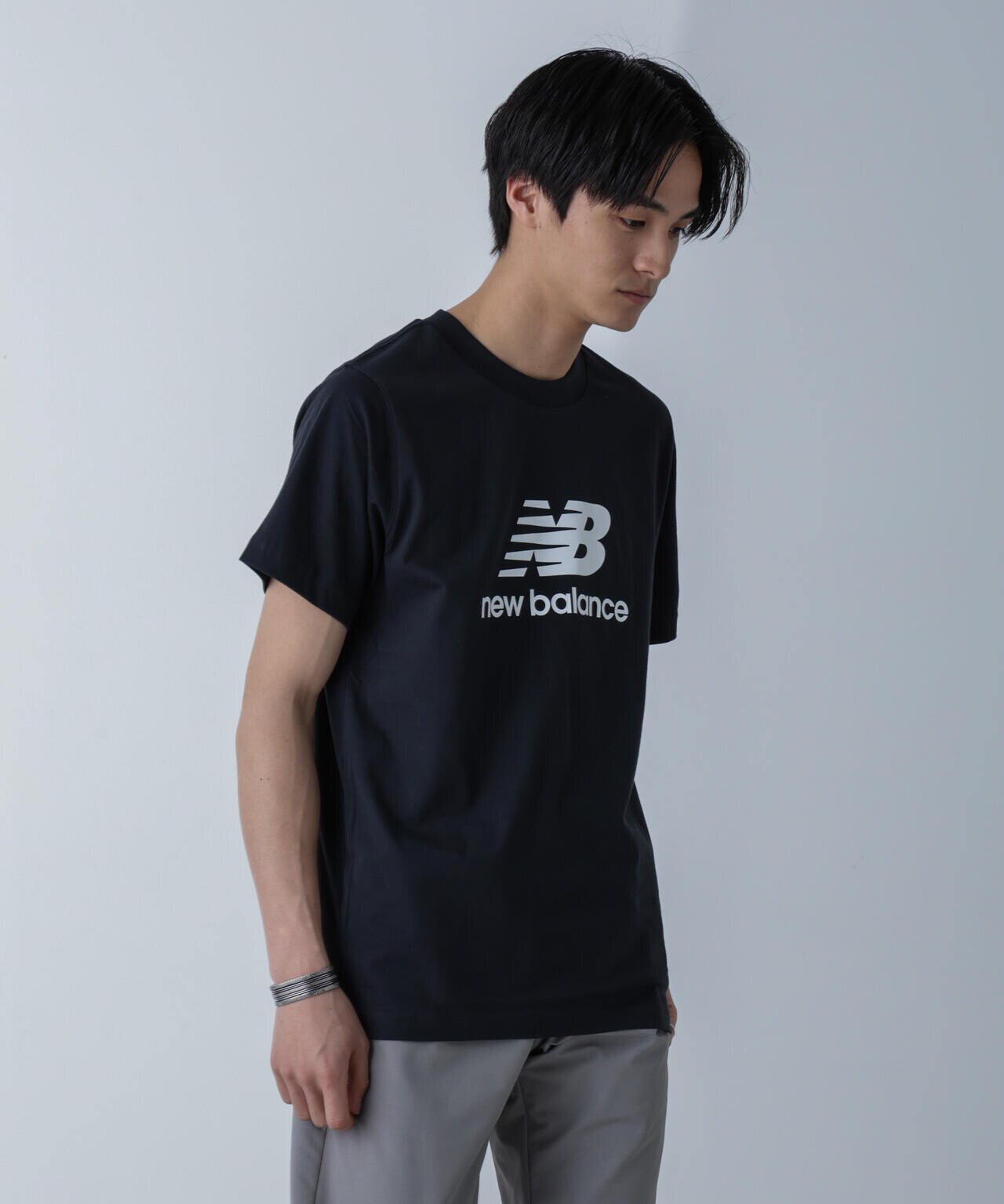 new balance/Stacked Logo ショートスリーブTシャツ 6704124043