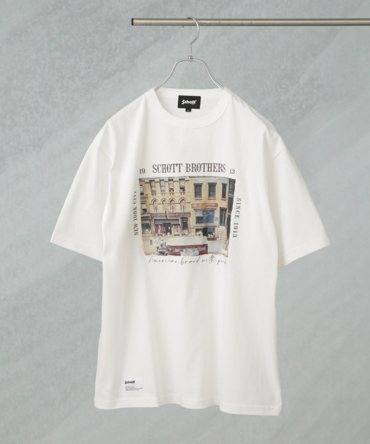 Schott/別注 "PHOTO" S/S TEE 6705124014