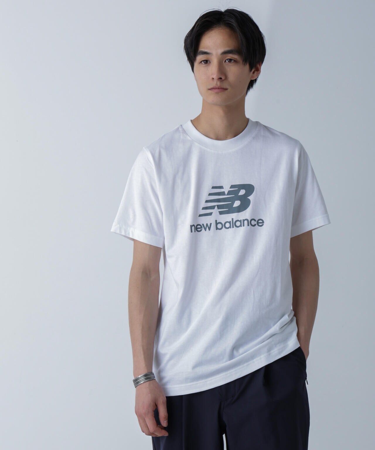 new balance/Stacked Logo ショートスリーブTシャツ 6704124043