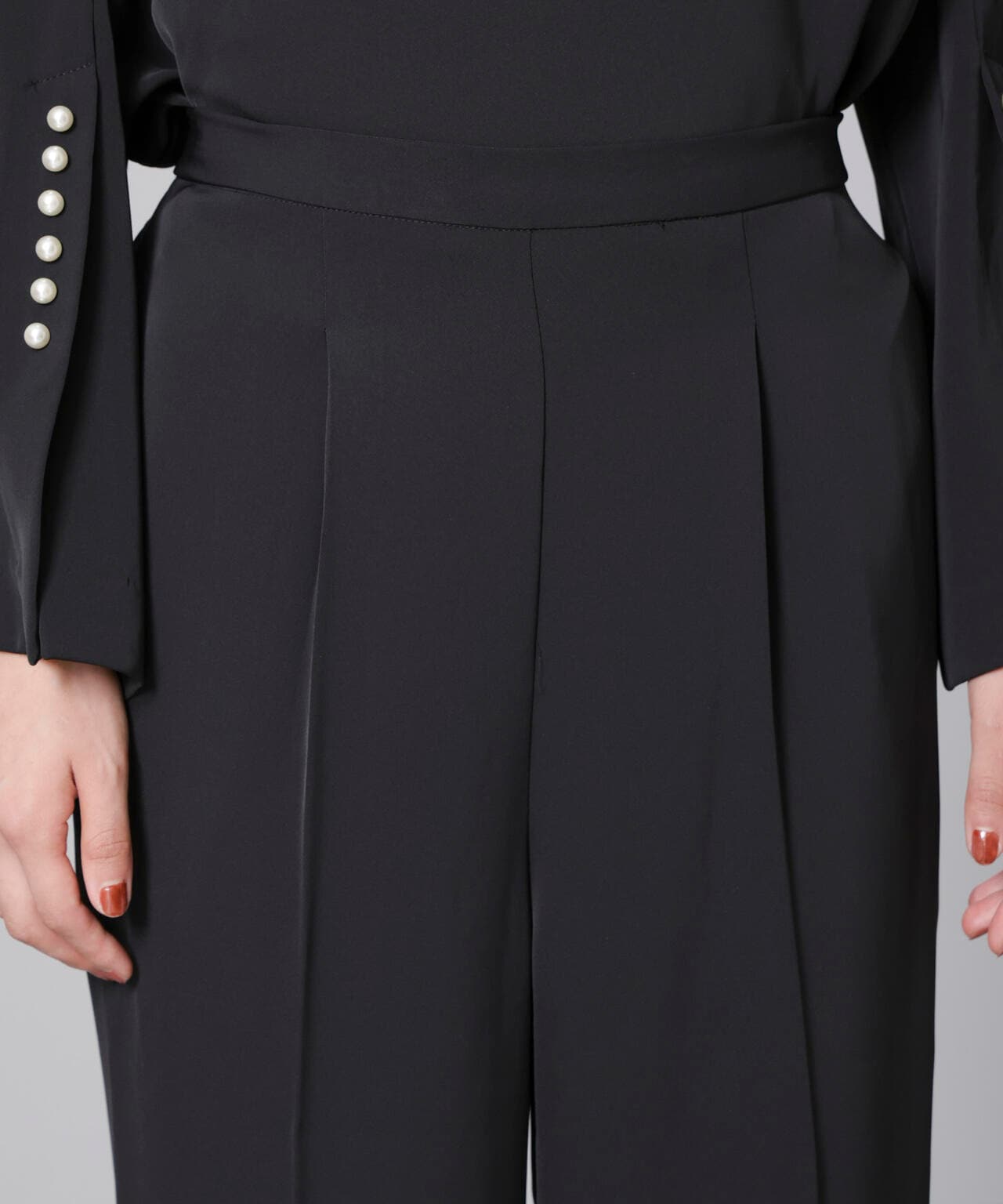 troisiemechaco/DOUBLE CLOTH セットアップパンツ 6714229002