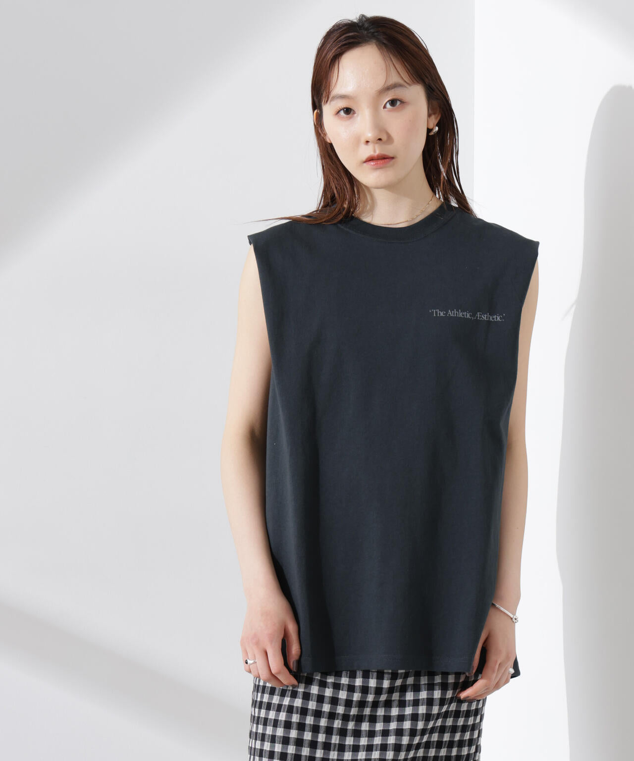 RUSSELL ATHLETIC/別注 Jersey Sleeveless Graphic T 6715124034