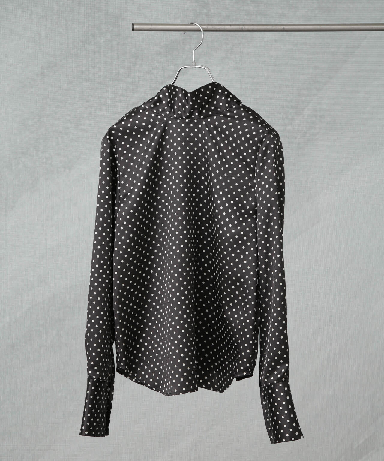 RhodolirioN/Bow Blouse - Polka Dots Sateen 6715120030