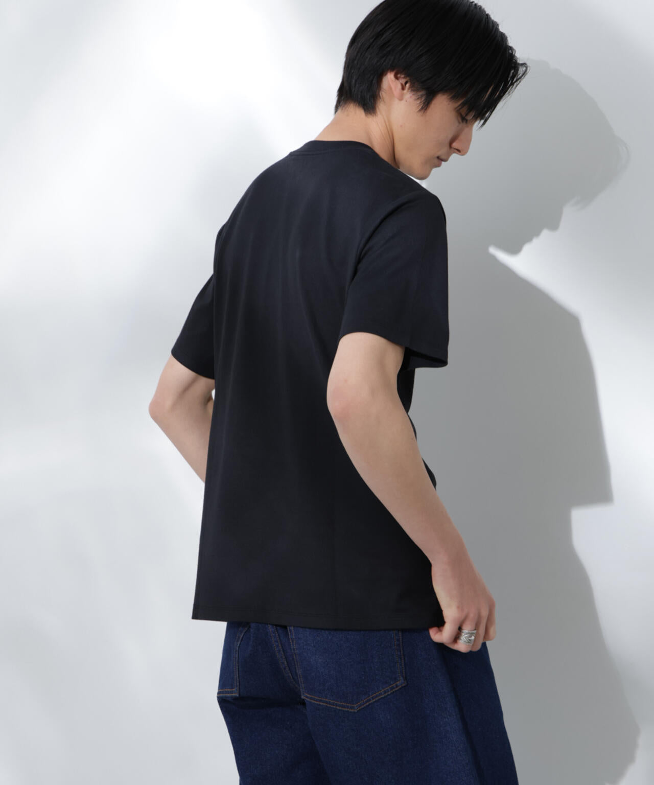 Anti Soaked(R) 汗染み防止 クルーネック レギュラーシルエットTシャツ 6685124202