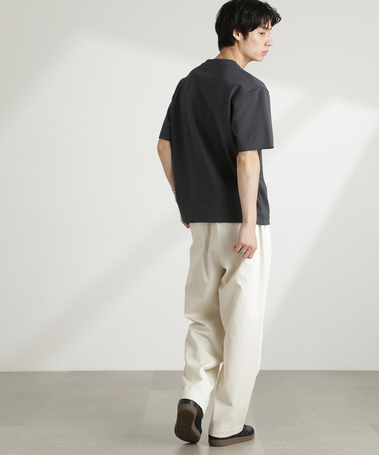 ダブルスムースクルーネックBIGTシャツ 半袖 6725124213