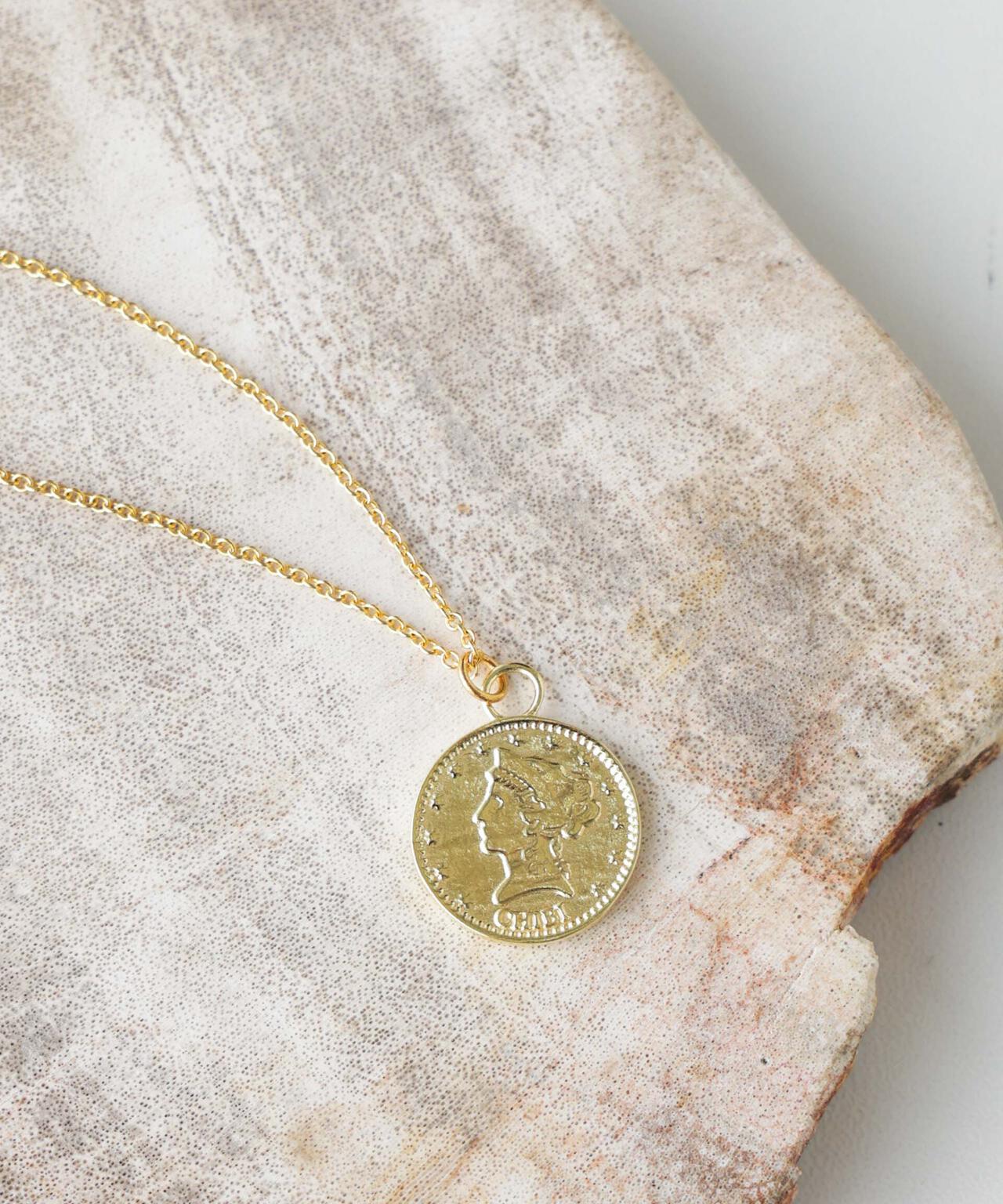 Chibi Jewels/One Dime Coin Necklace 6715146049