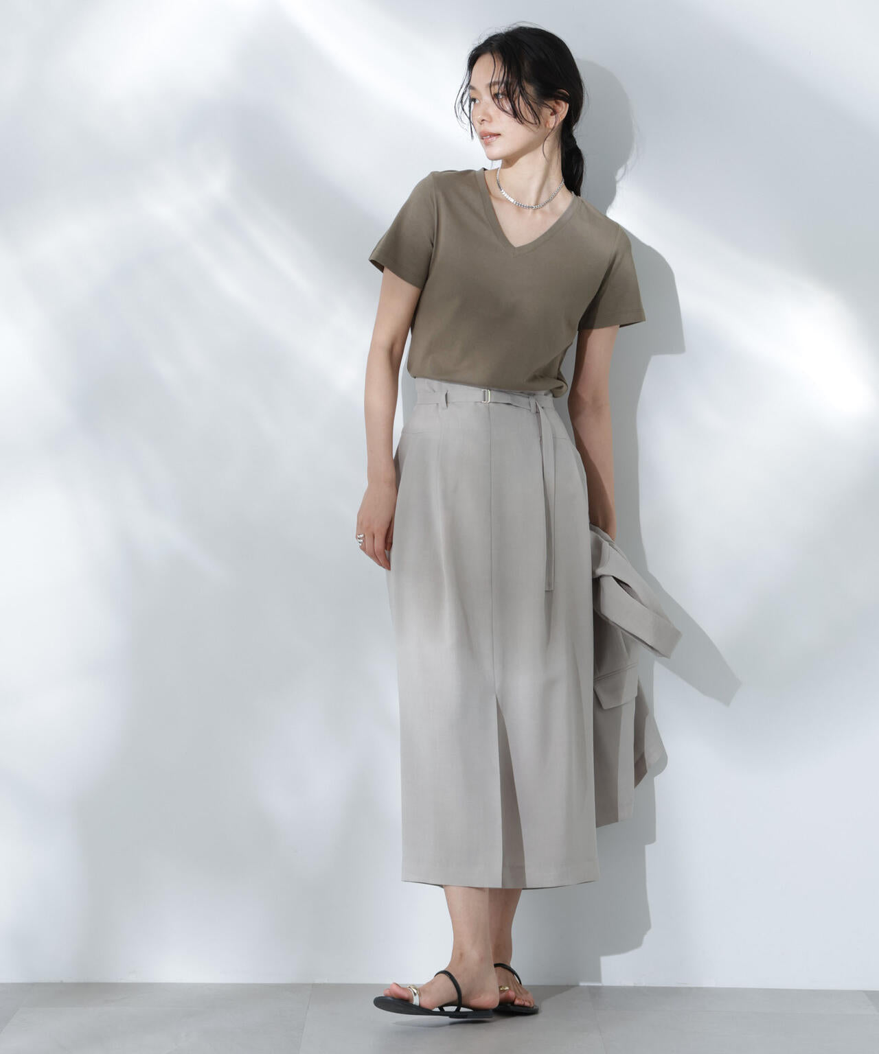 Anti Soaked(R) 汗染み防止VネックTシャツ 6695124301