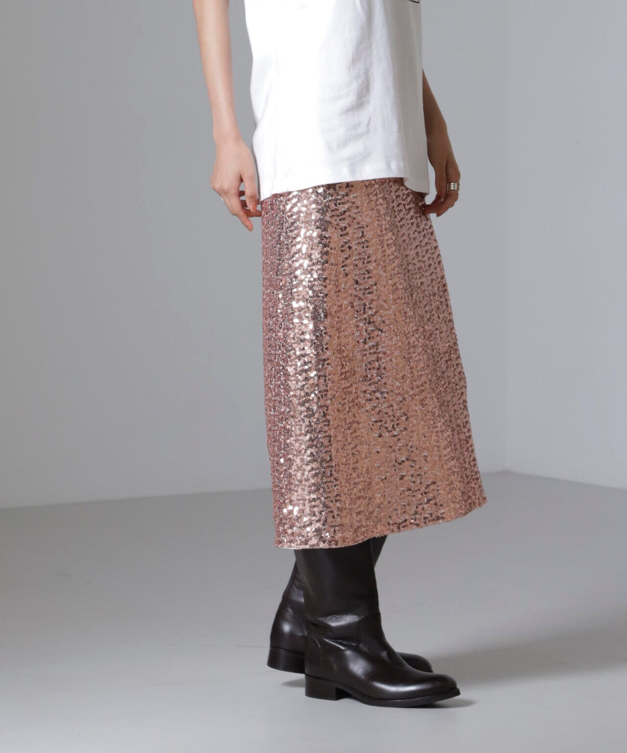 BAUM UND PFERDGARTEN/Sequins スカート(セットアップ可) 6714230014