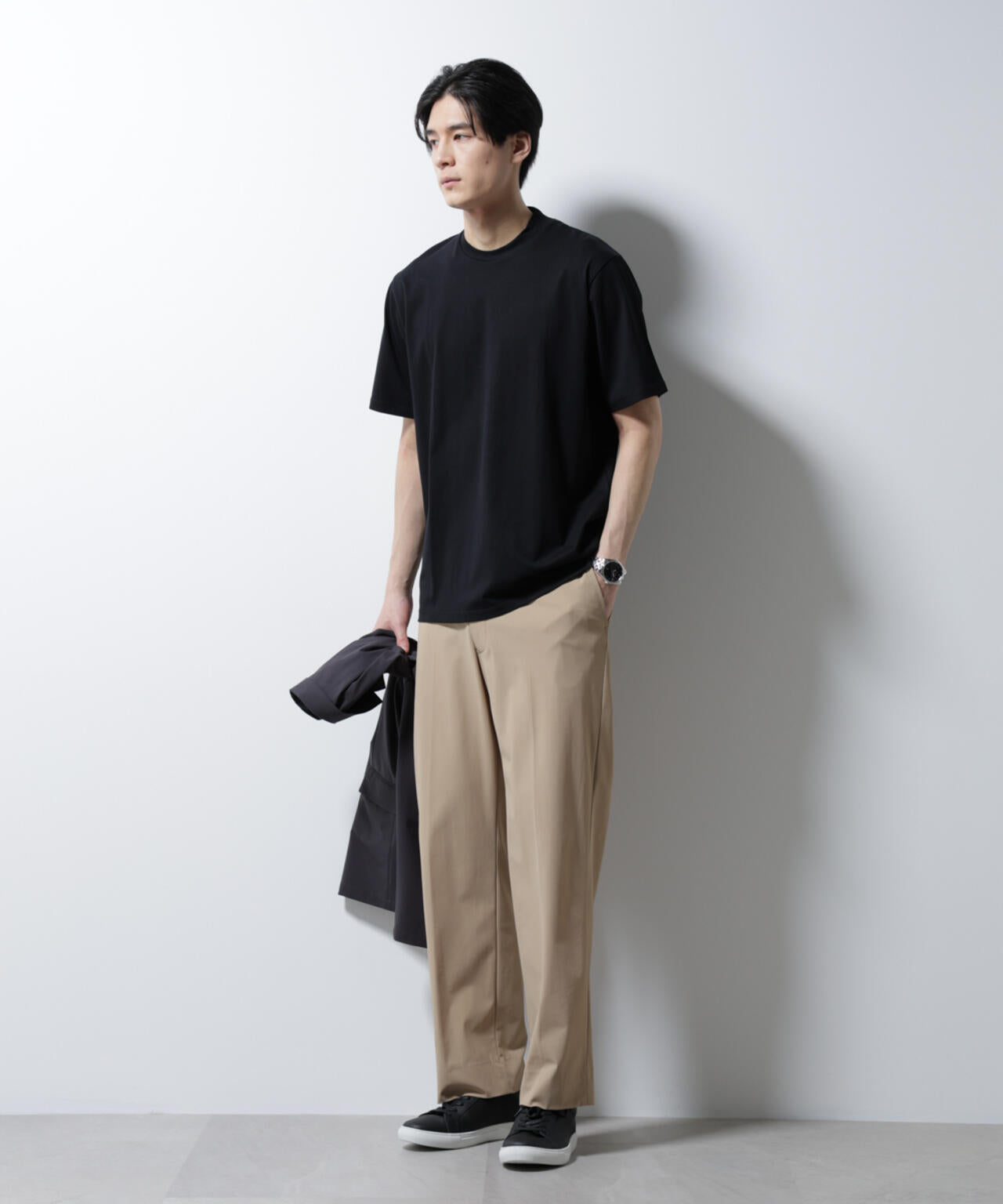 「NTROUSERS PREMIUM」クールタッチストレッチストレートパンツ撥水(セットアップ可) 6685129206