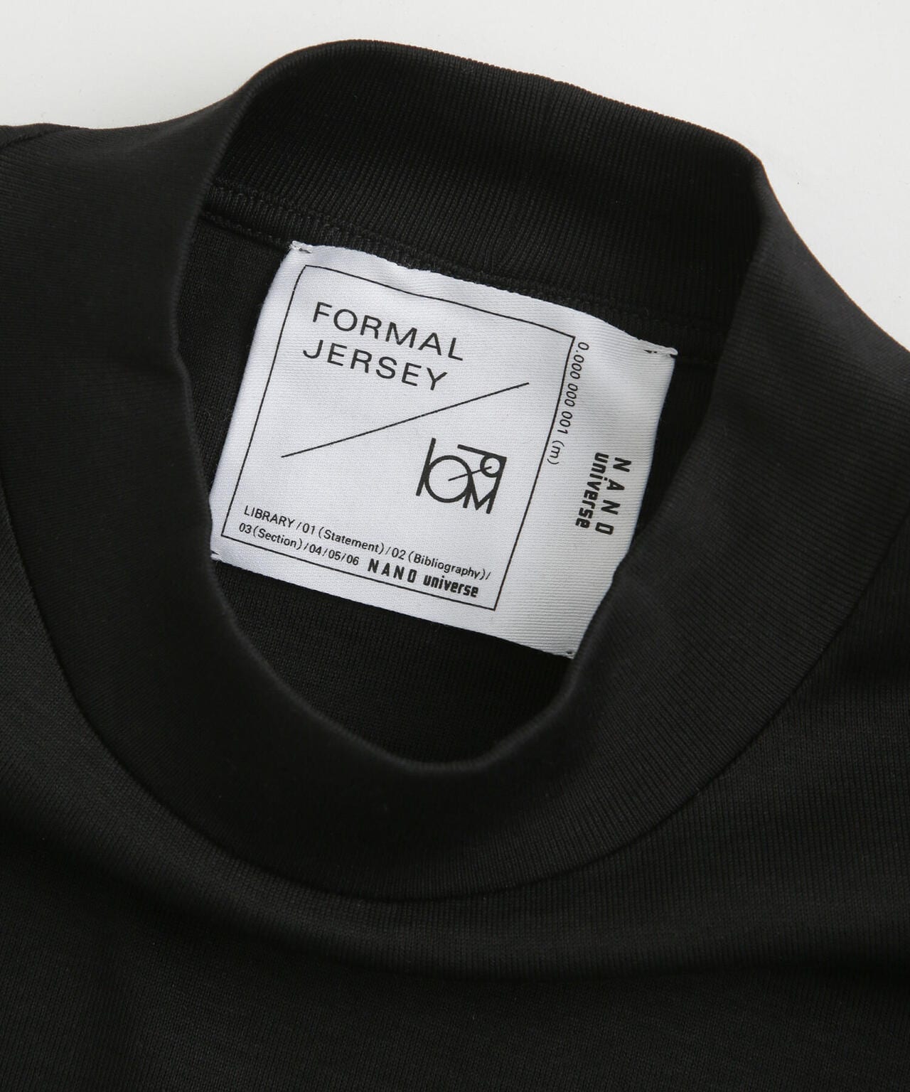 LB.03/「FORMAL JERSEY」モックネックカットソー半袖 6683124216