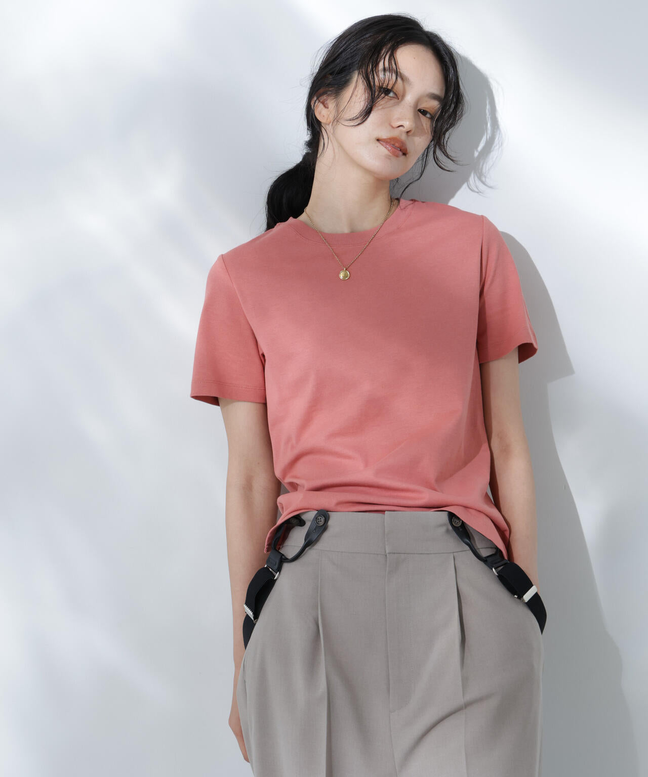 Anti Soaked(R) 汗染み防止カラフルクルーTシャツ 6695124306