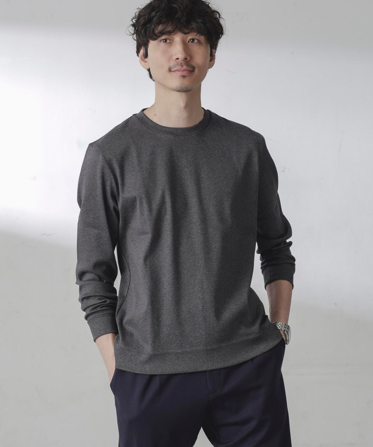 「FORMAL JERSEY」クルーネックカットソー長袖 6684123205