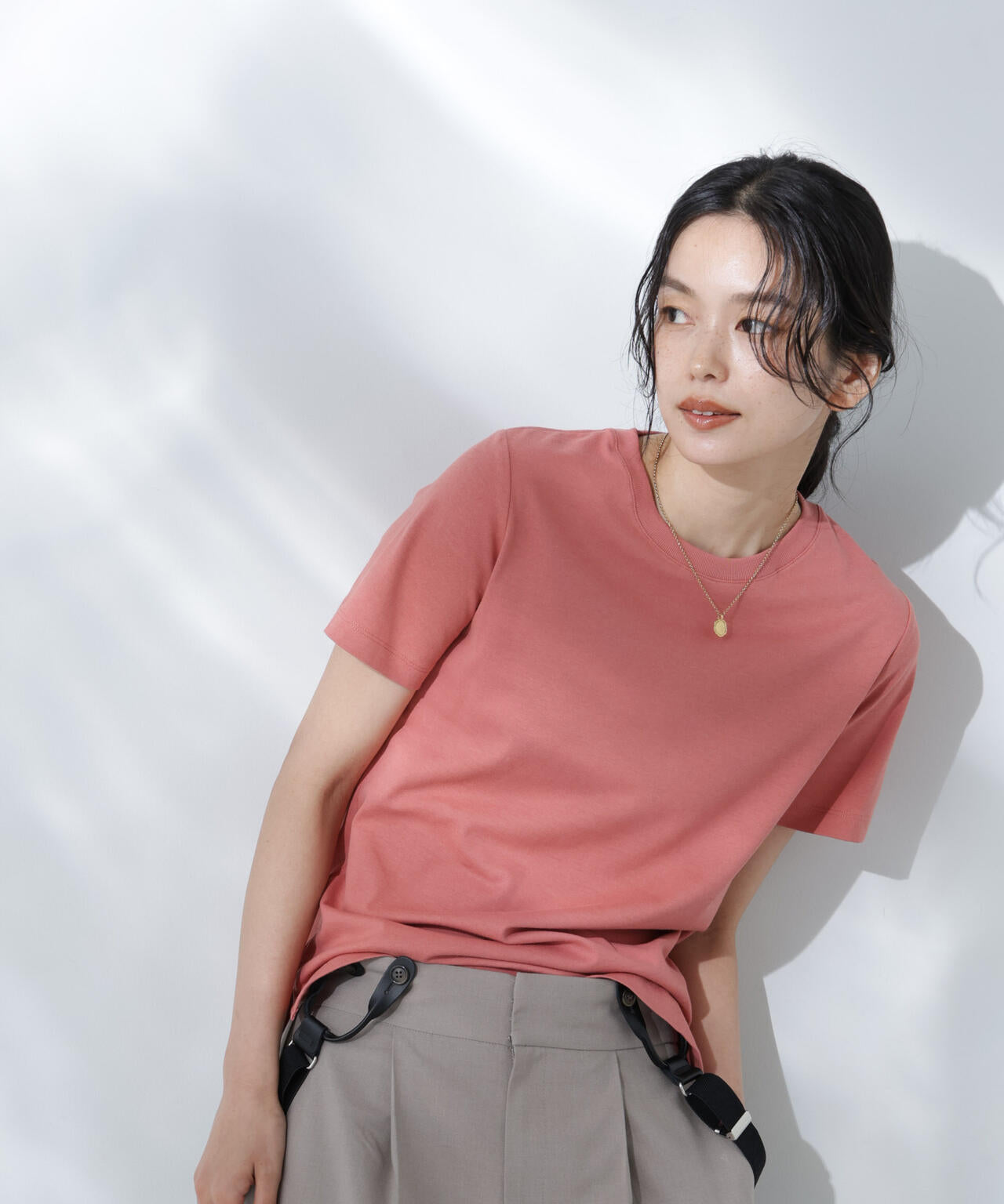 Anti Soaked(R) 汗染み防止カラフルクルーTシャツ 6695124306