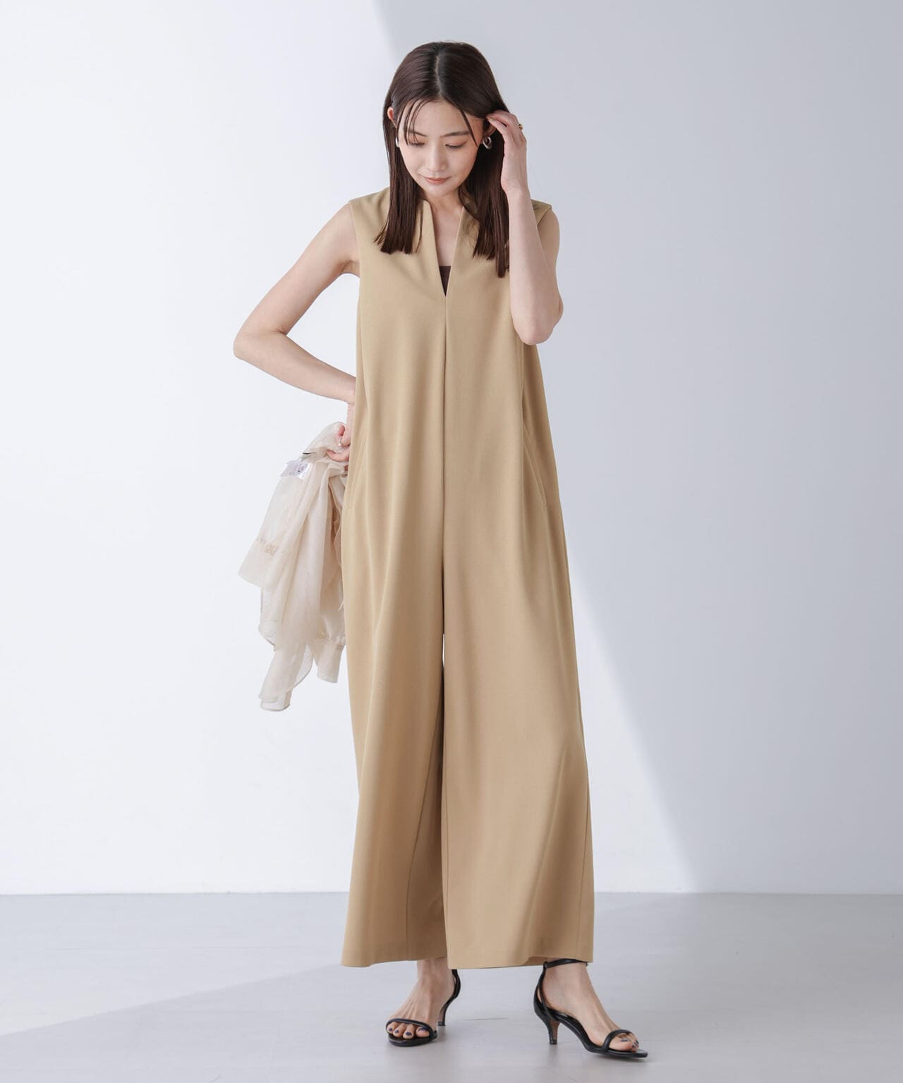 AtPARK&DAILYWEAR/カットジョーゼットサロペ 6694219309