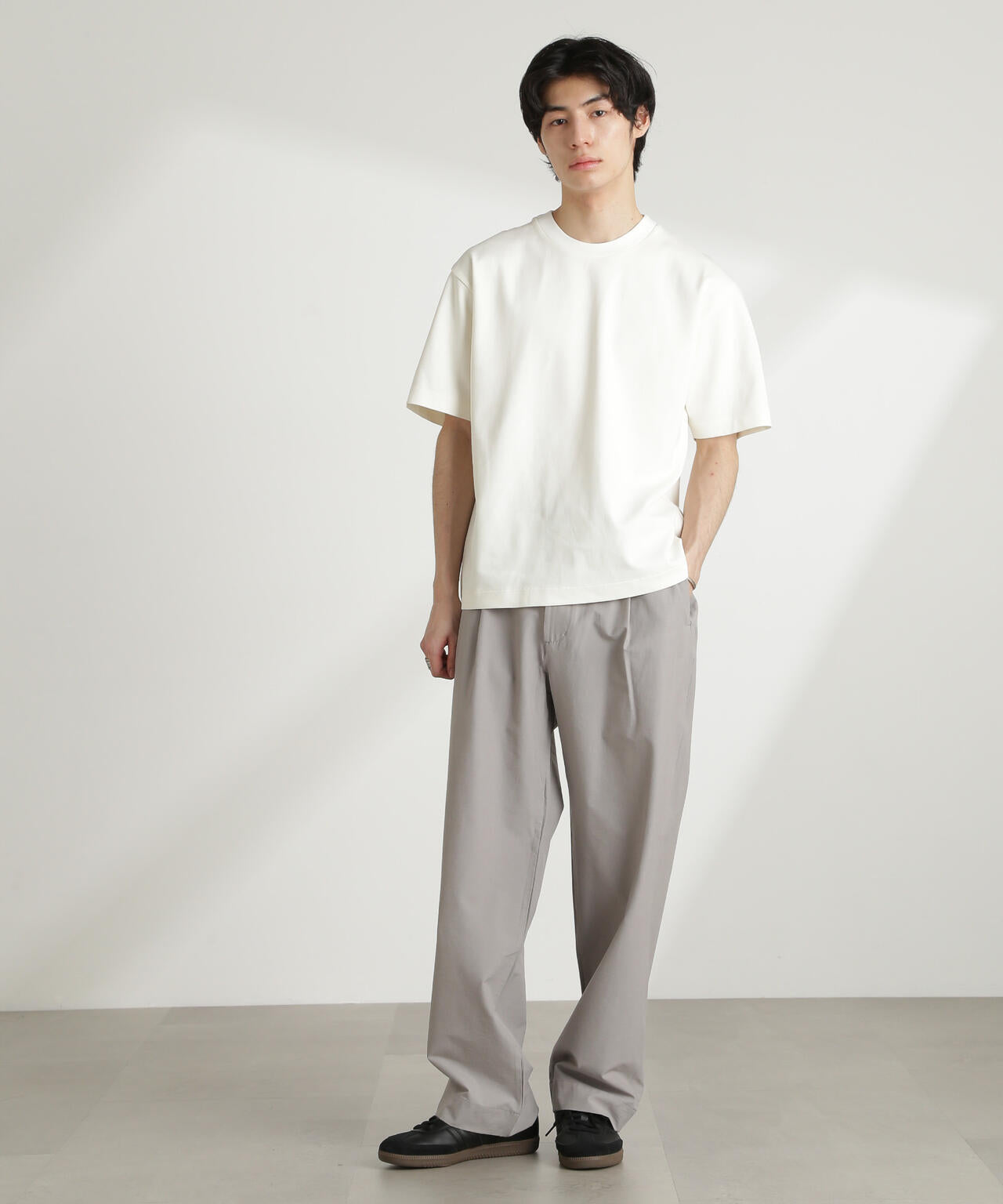 ダブルスムースクルーネックBIGTシャツ 半袖 6725124213