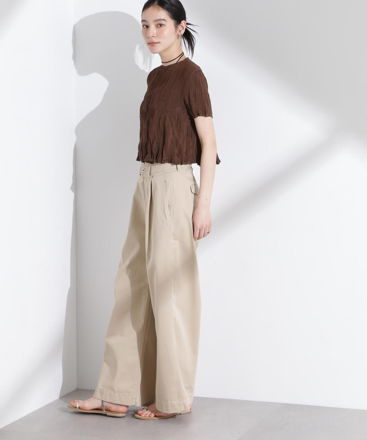 Gongdid Design/Wavy crop top 6715121013