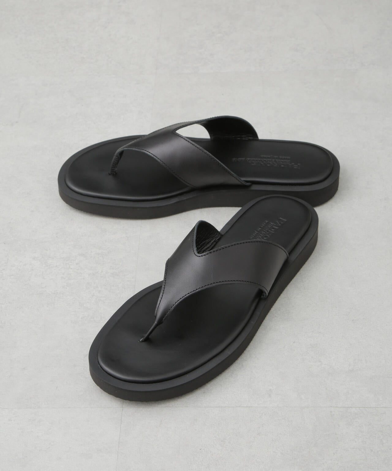 PADRONE THE STANDARD LINE/別注 THONG SANDAL / トングレザーサンダル 6705135033