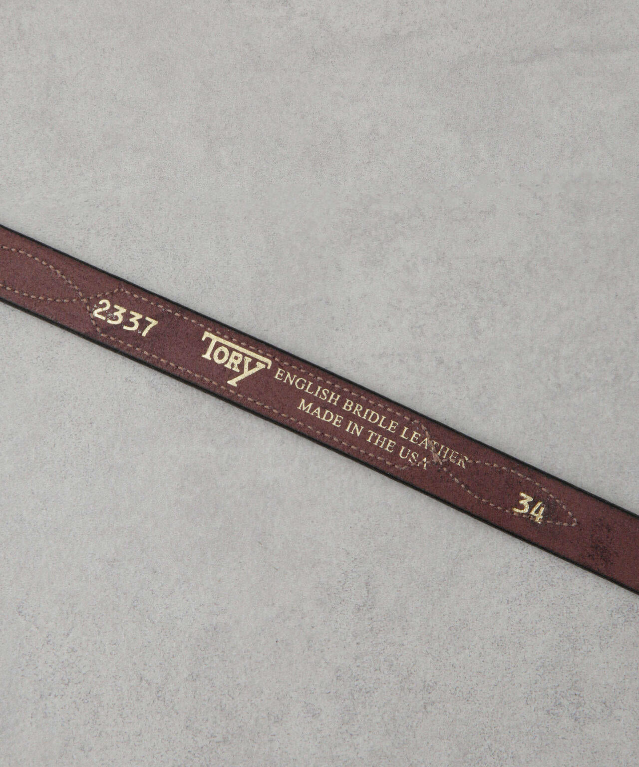 TORY LEATHER/3/4" Repeated Stitch Belt 6705150011