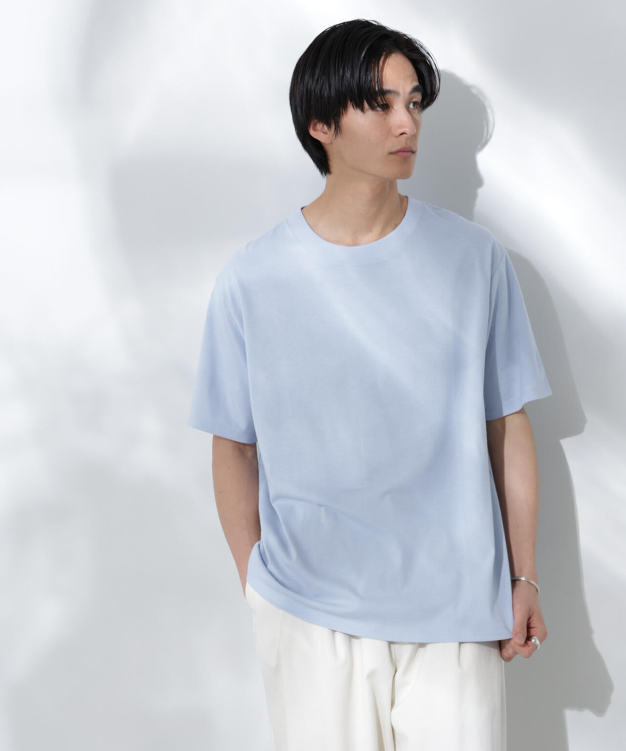 Anti Soaked(R)汗染み防止 De Light ミドルシルエットTシャツ 6685124211