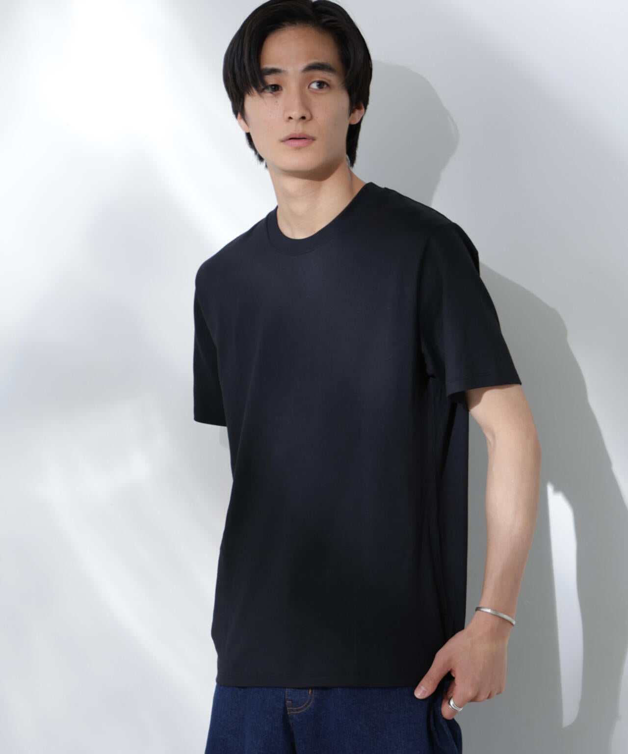 Anti Soaked(R) 汗染み防止 クルーネック レギュラーシルエットTシャツ 6685124202