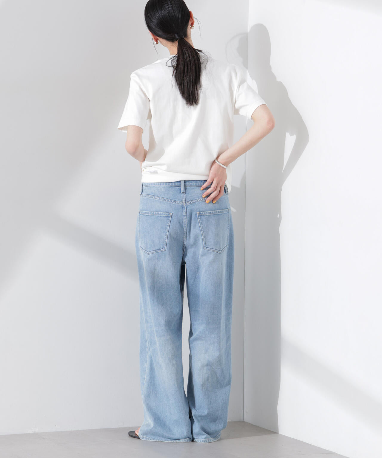 Hanes/1P T-SHIRTS SHIRO クルーネックTシャツ 6715124010