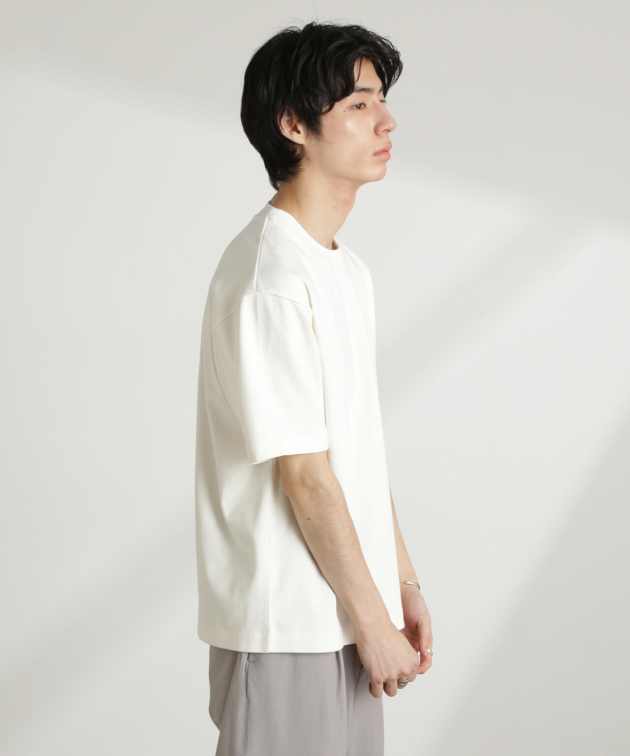 ダブルスムースクルーネックBIGTシャツ 半袖 6725124213