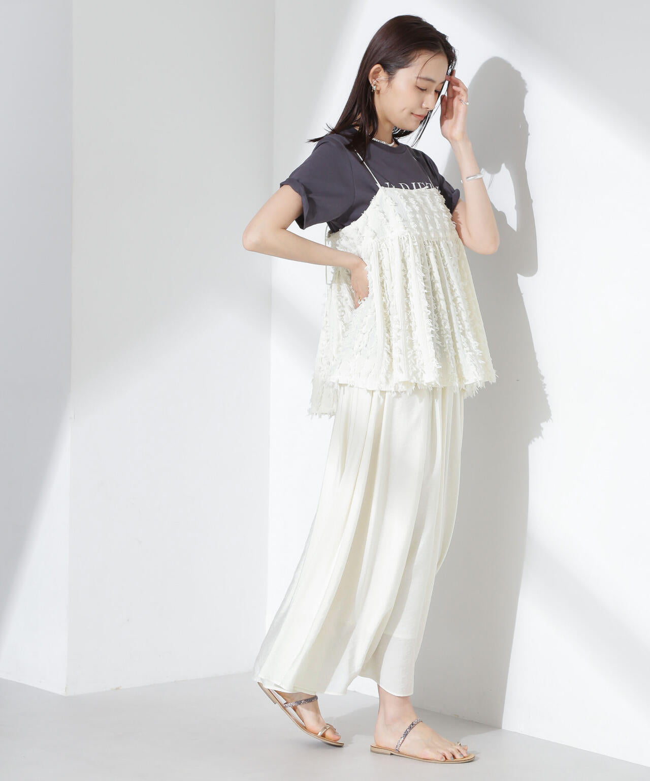 シアーボリュームスカート 6735130314