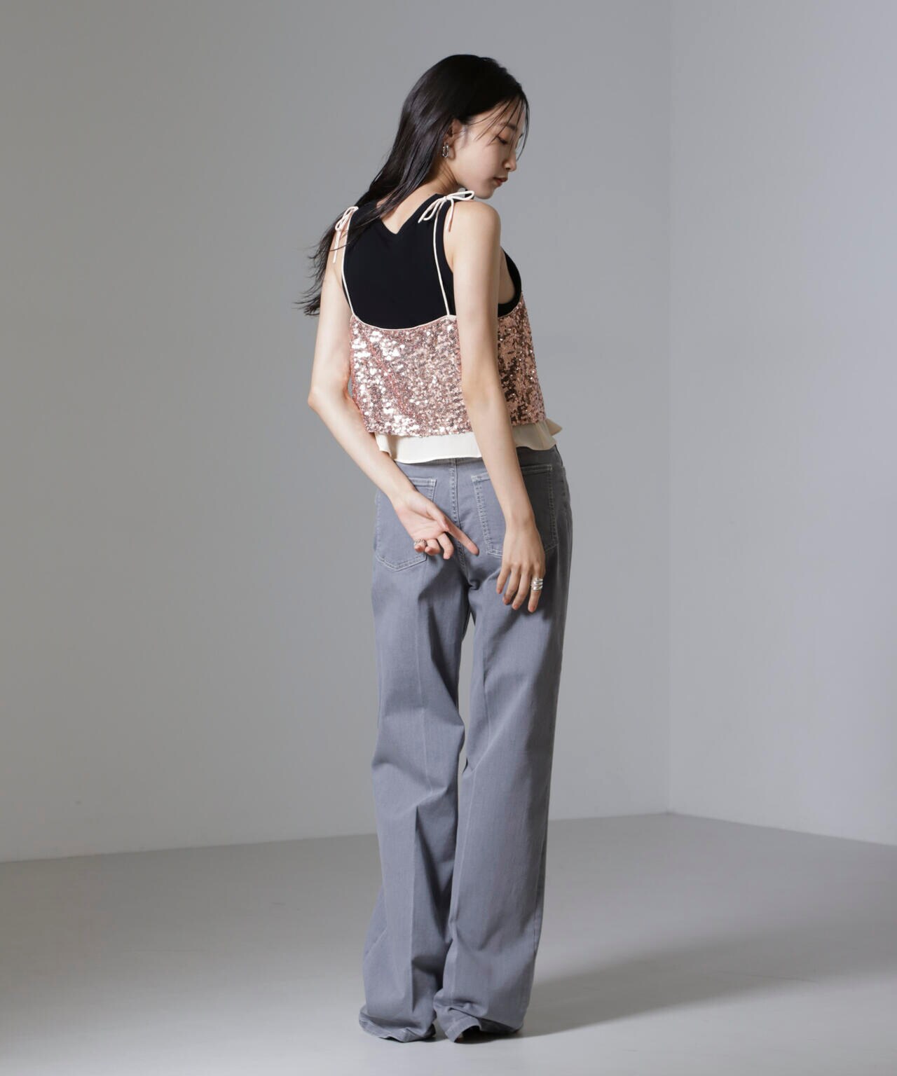 Baum und Pferdgarten/Sequins チューブキャミ(セットアップ可) 6714225002