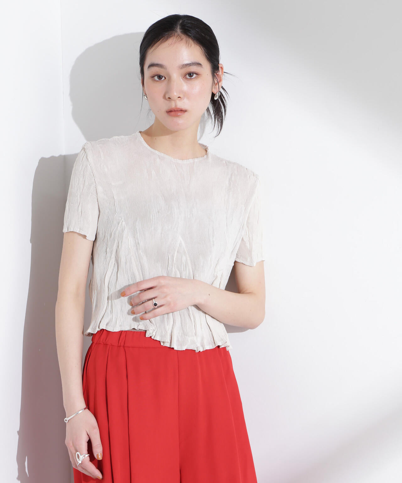 Gongdid Design/Wavy crop top 6715121012