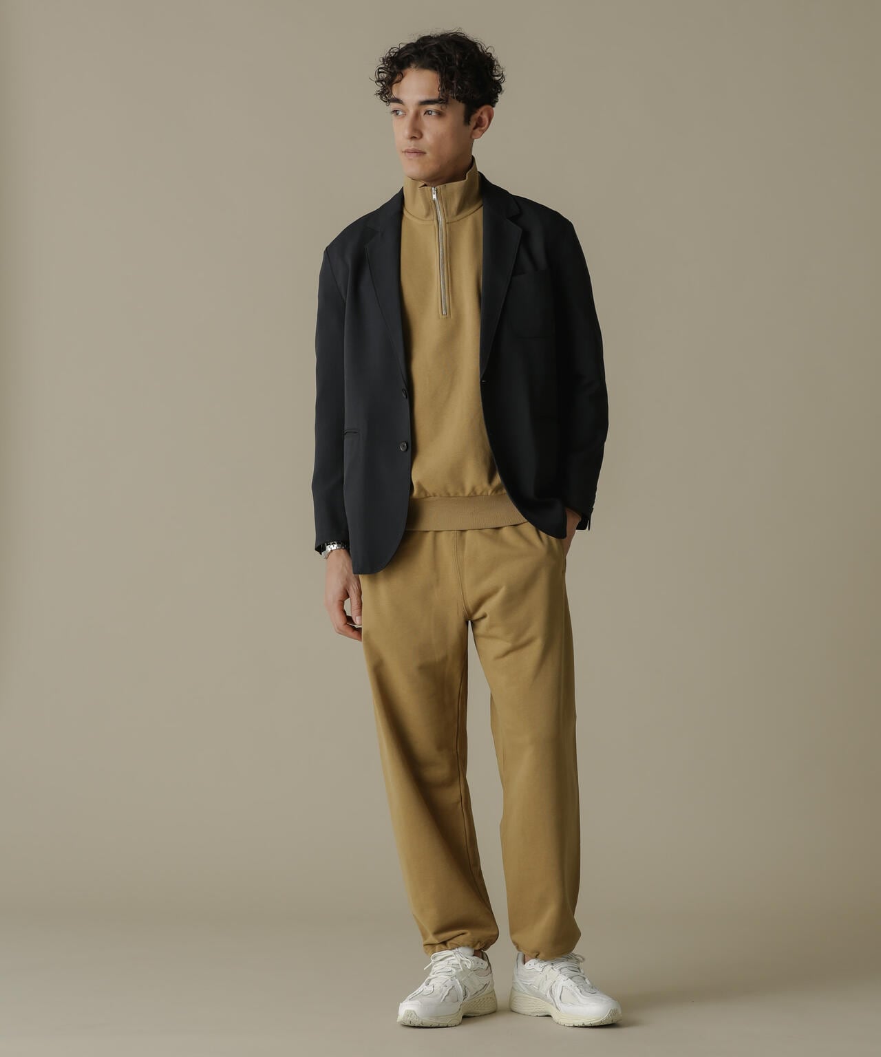 「NJ/CLUB」HOMESTOCK SORONA裏毛2WAYスウェットパンツ(セットアップ可) 6684127208