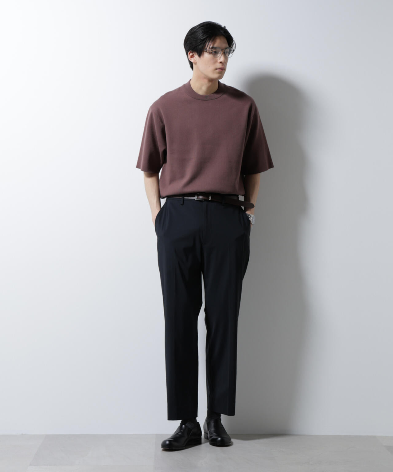 「NTROUSERS PREMIUM」クールタッチストレッチストレートパンツ撥水(セットアップ可) 6685129206